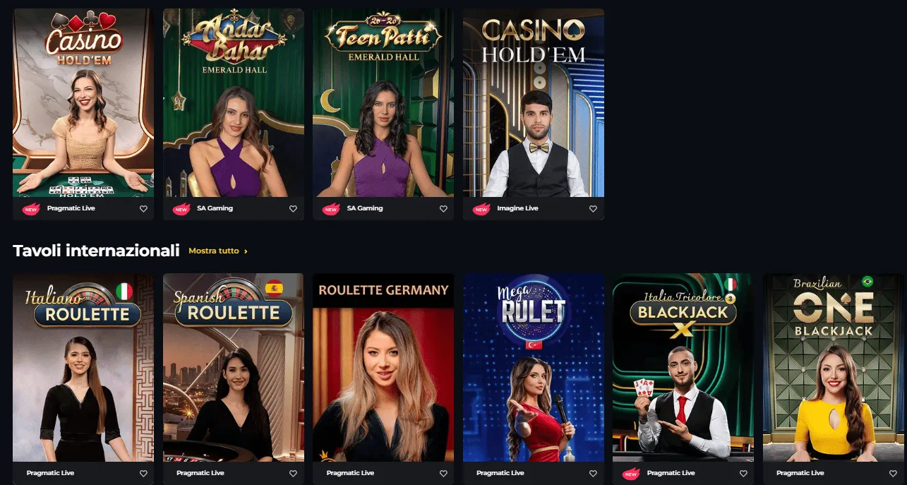 Boomerang Casino Live Casino 5